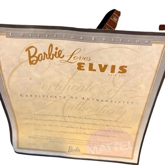 Barbie Mattel 1996 Barbie Loves Elvis Collector Edition Dolls - Picture 5 of 5